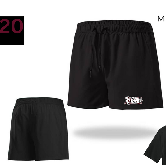 Men’s Athletic Shorts 5.5 inseam NAVARRE RAIDERS