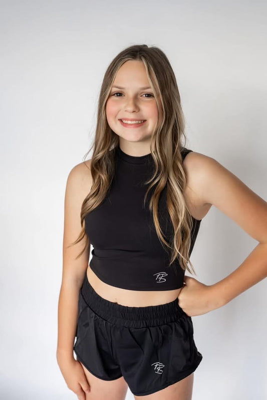 Ainsley High Neck Crop