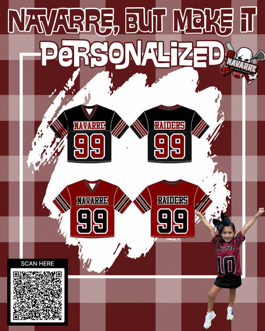 PERSONALIZED BOXY FOOTBALL JERSEY